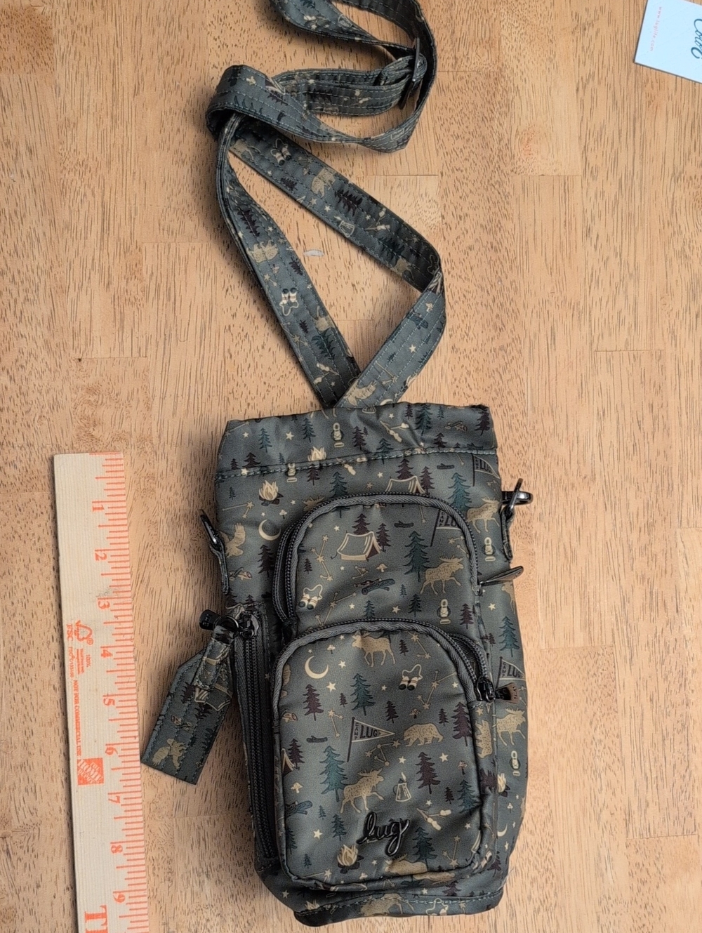 lug Water Bottle Holder Olive Green Camp Green Crossbody Belt Bag